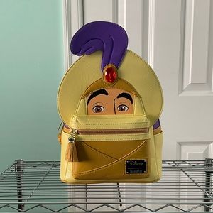 NWT Loungefly Aladdin Prince Ali cosplay mini backpack
